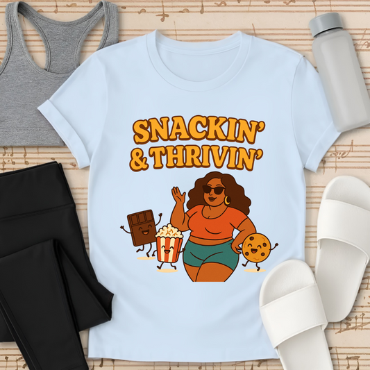Curvy Snacking and Thriving T-Shirt