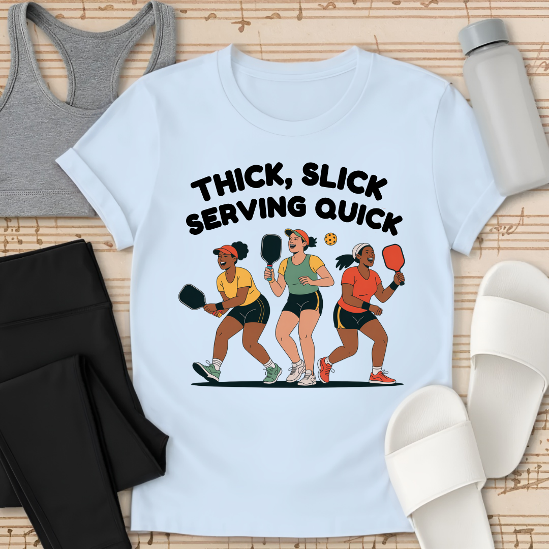 Pickleball: Serving Quick T-Shirt