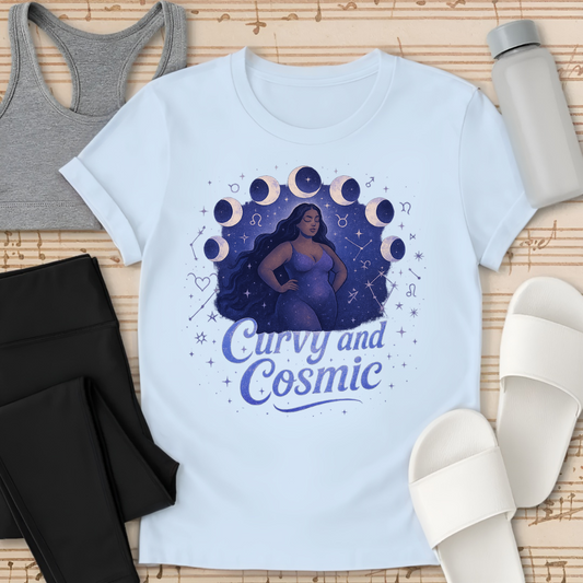 Curvy and Cosmic T-Shirt