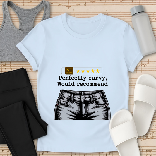 Perfectly Curvy 5 Stars T-Shirt