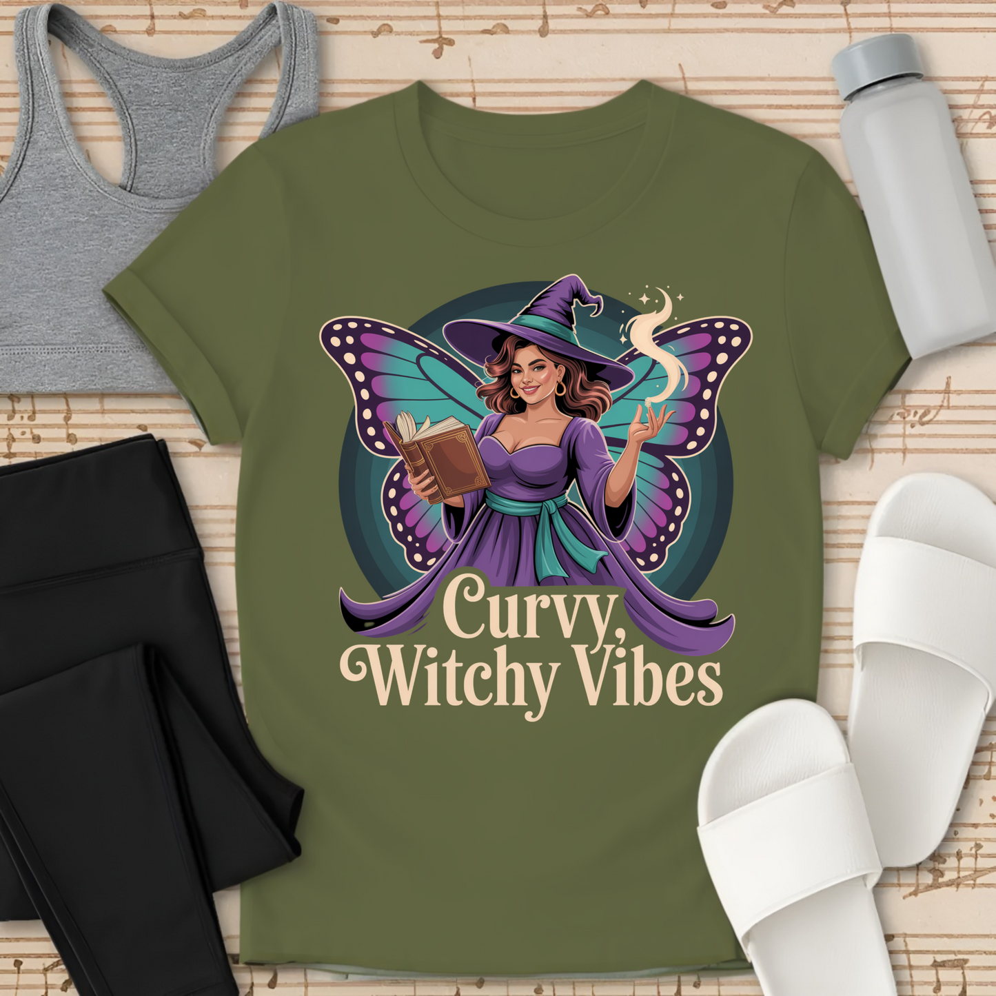 Curvy Witchy Vibes T-Shirt