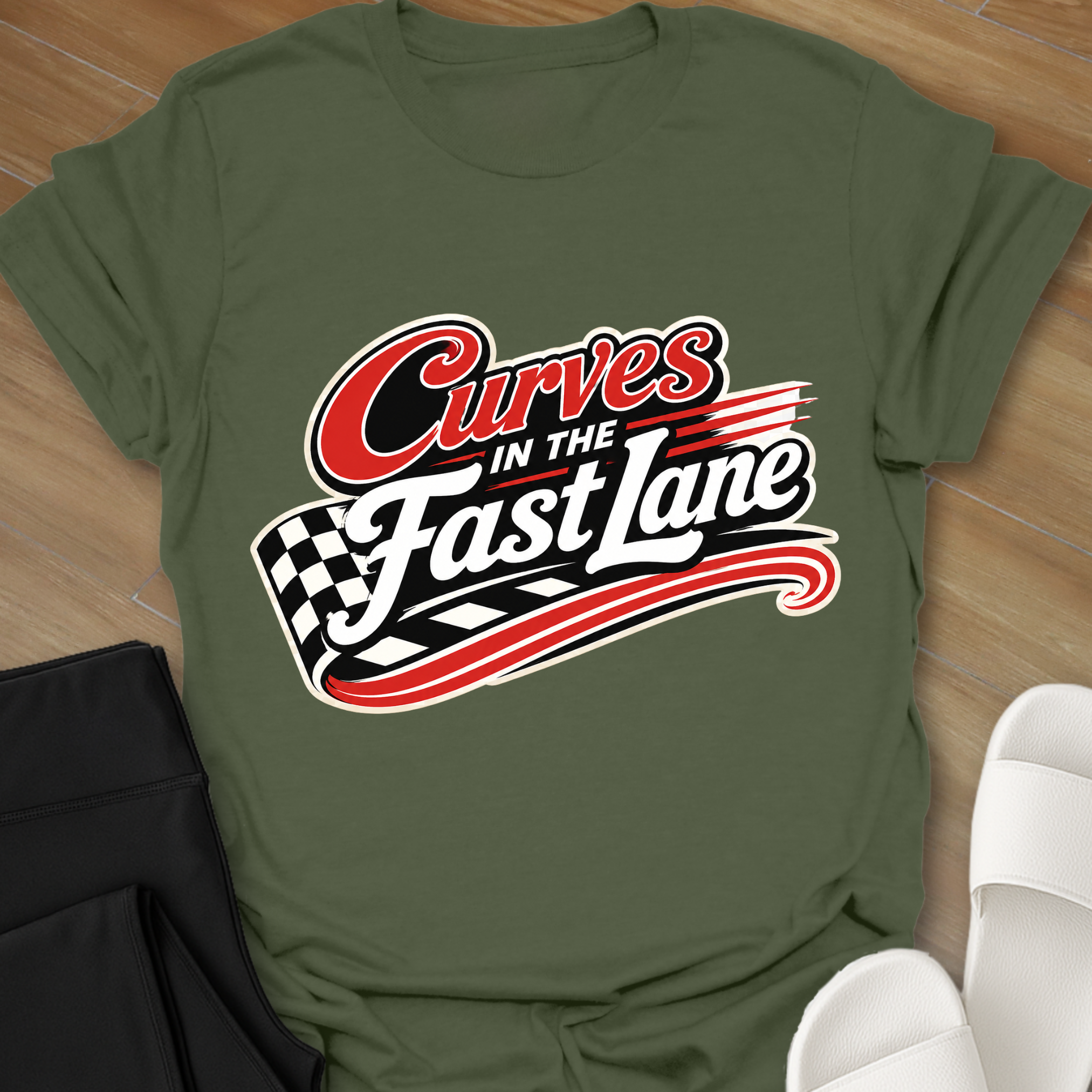 Curves in the FAST LANE T-Shirt