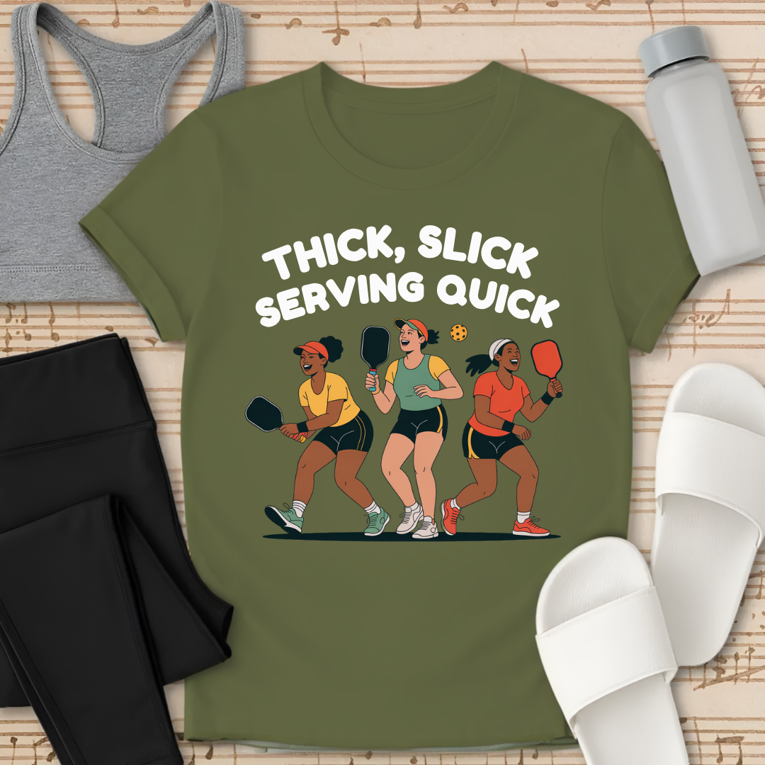 Pickleball: Serving Quick T-Shirt