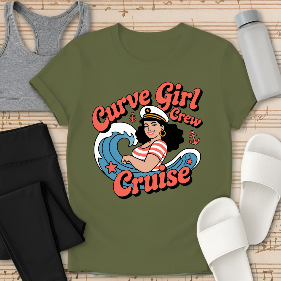 Curvy Girl Cruise Crew T-Shirt