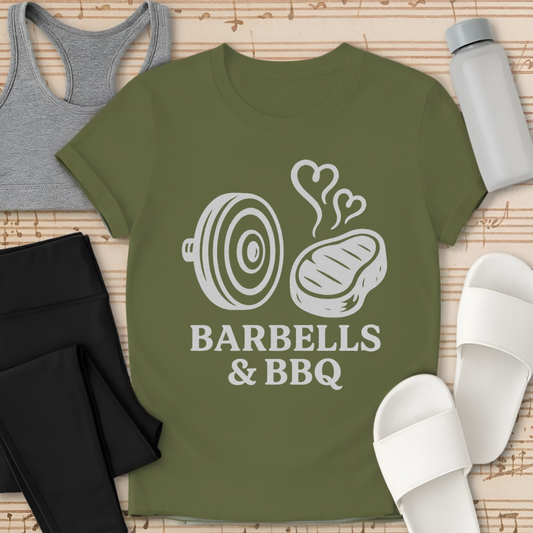 Barbells & BBQ T-Shirt