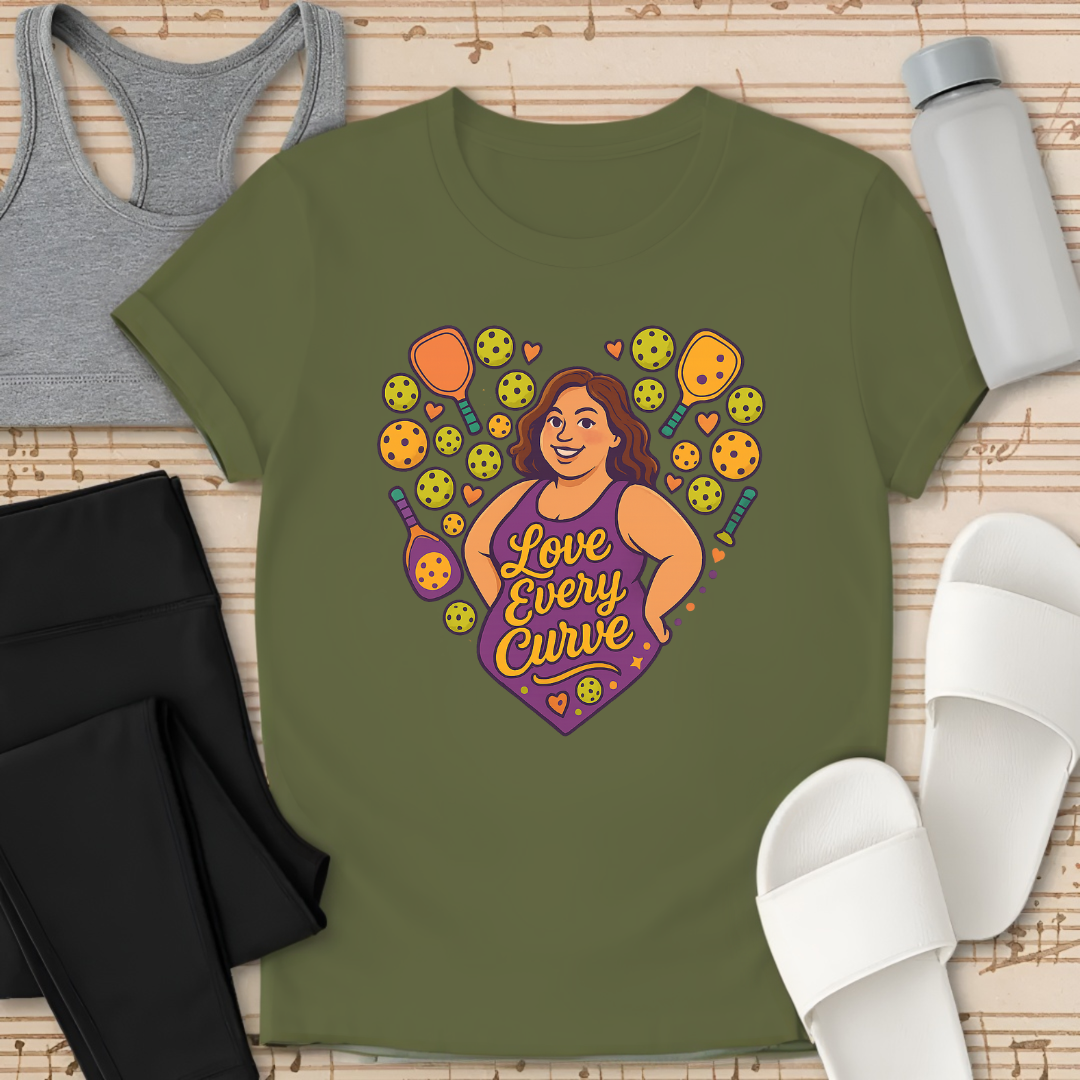 Pickleball: Love Every Curve T-Shirt