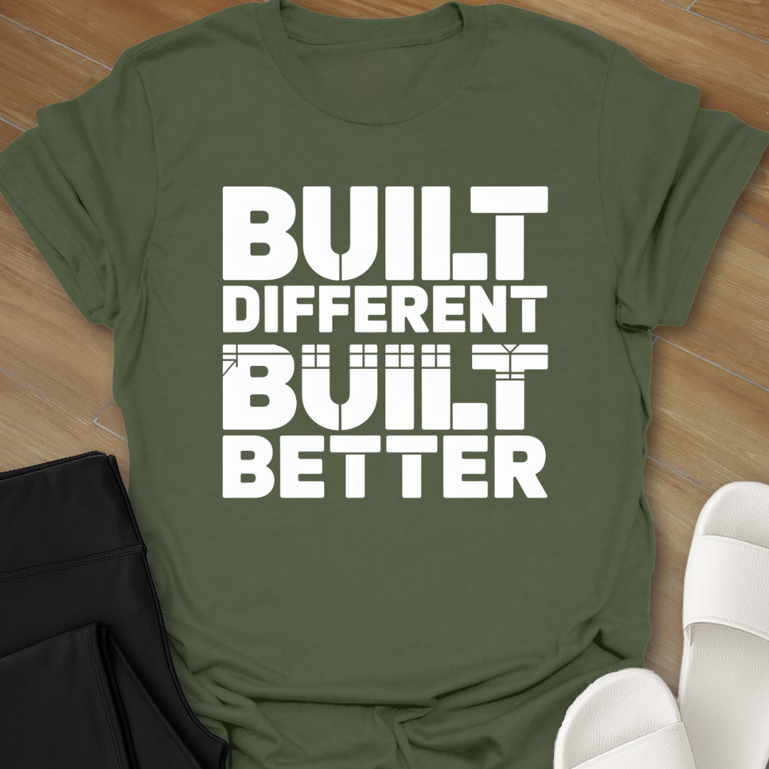 BUilt Different BUilt Better T-Shirt