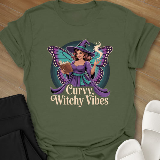 Curvy Witchy Vibes T-Shirt