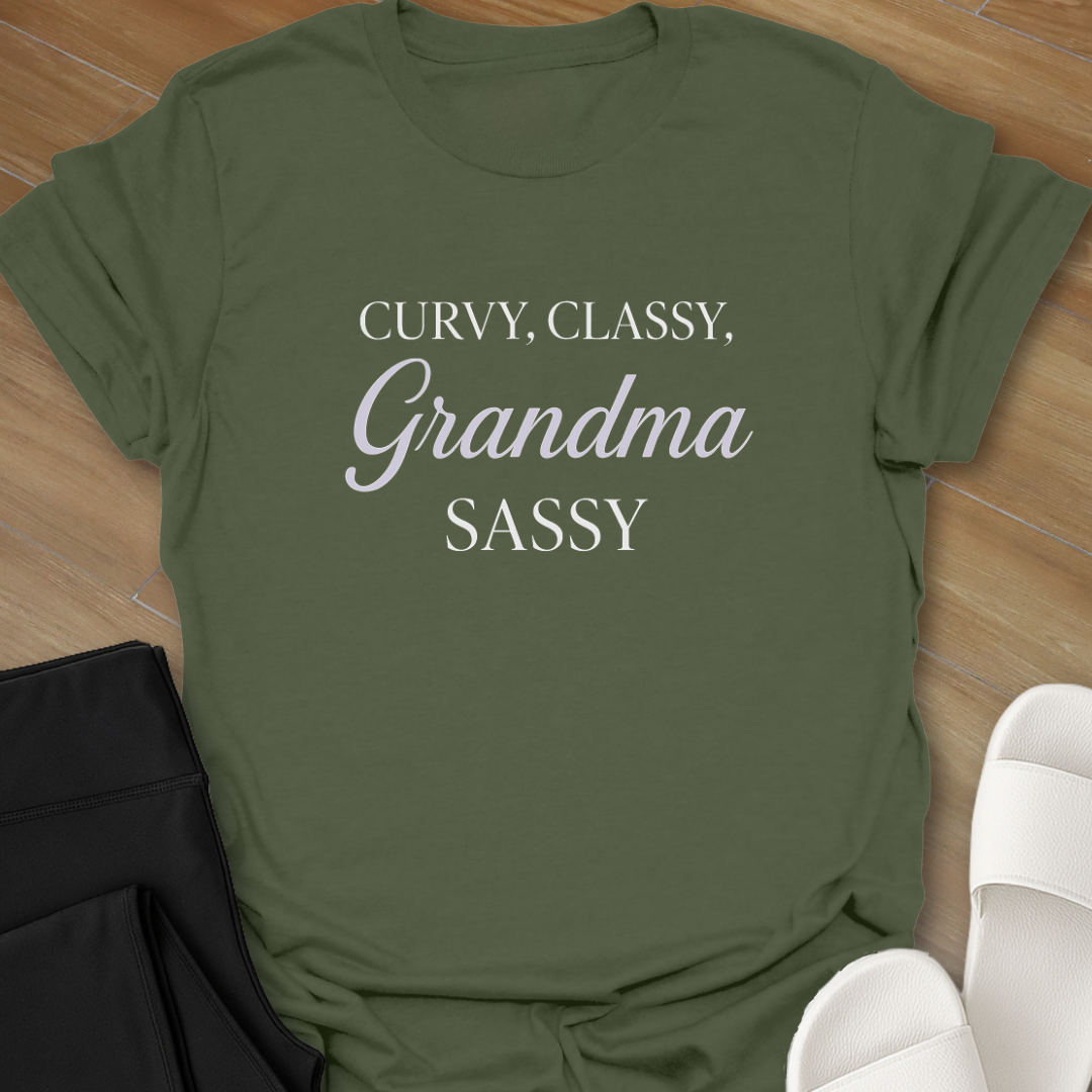 Curvy, Classy, Grandma Sassy T-Shirt