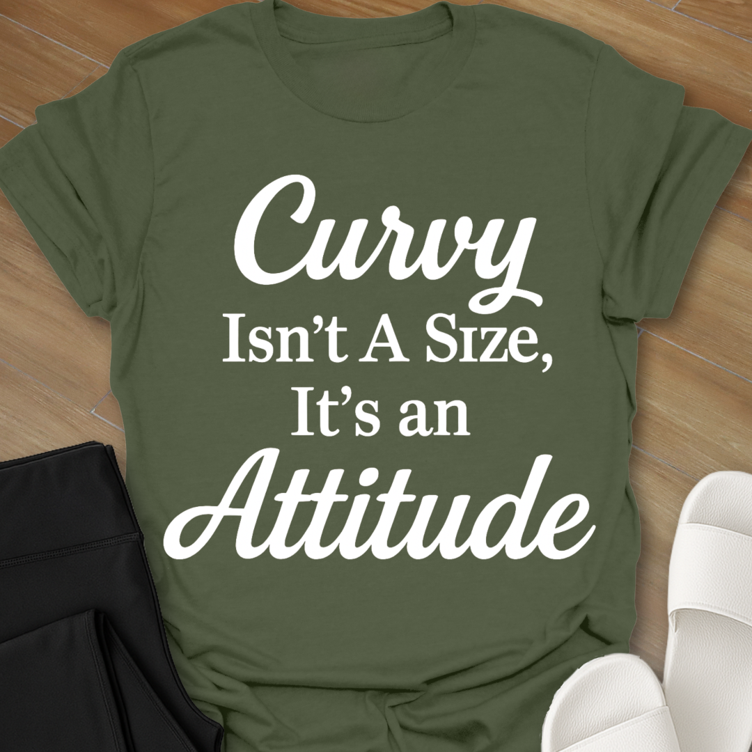 Curvy Isn't A Size, It's An Attitude T-Shirt