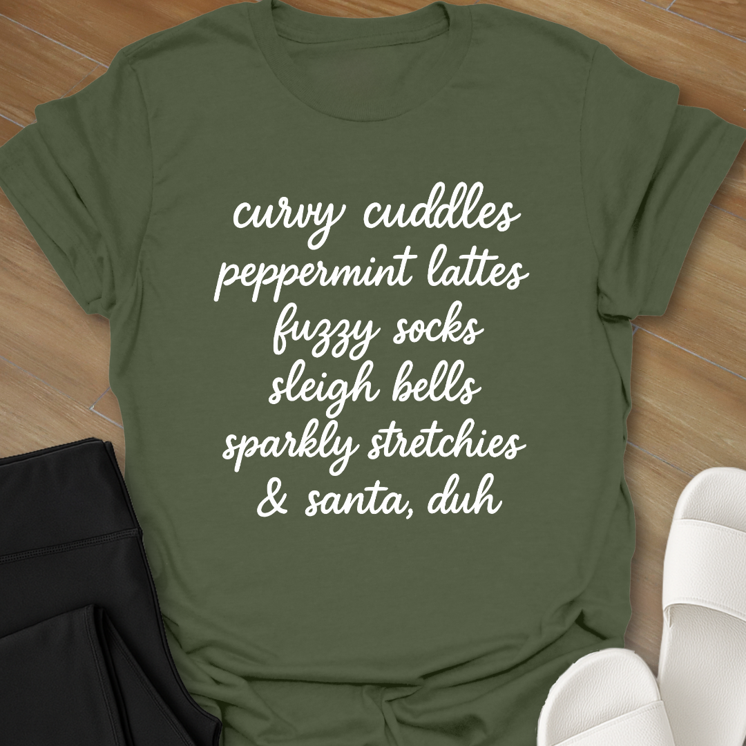 Curvy cuddles...& Santa, duh T-Shirt