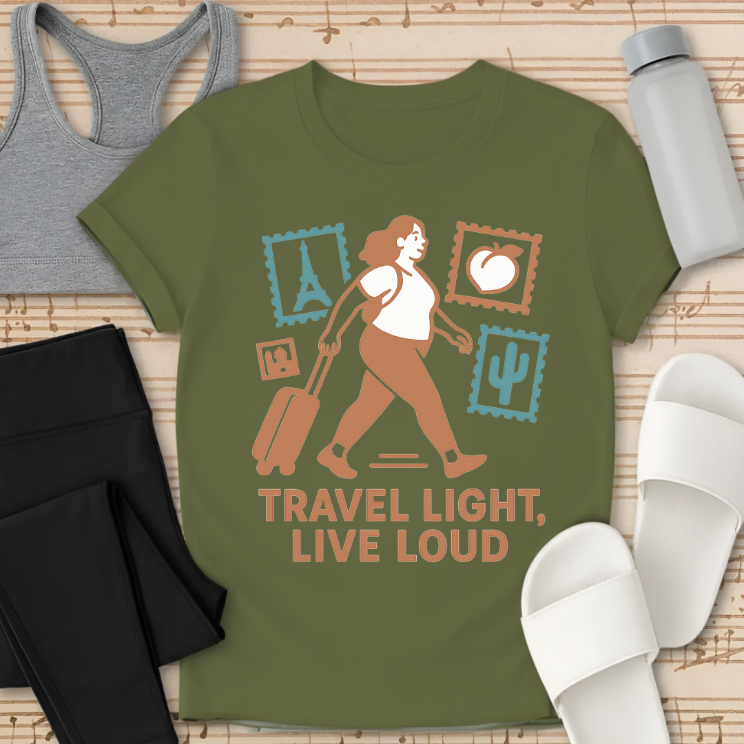 Travel Light Live Loud T-Shirt