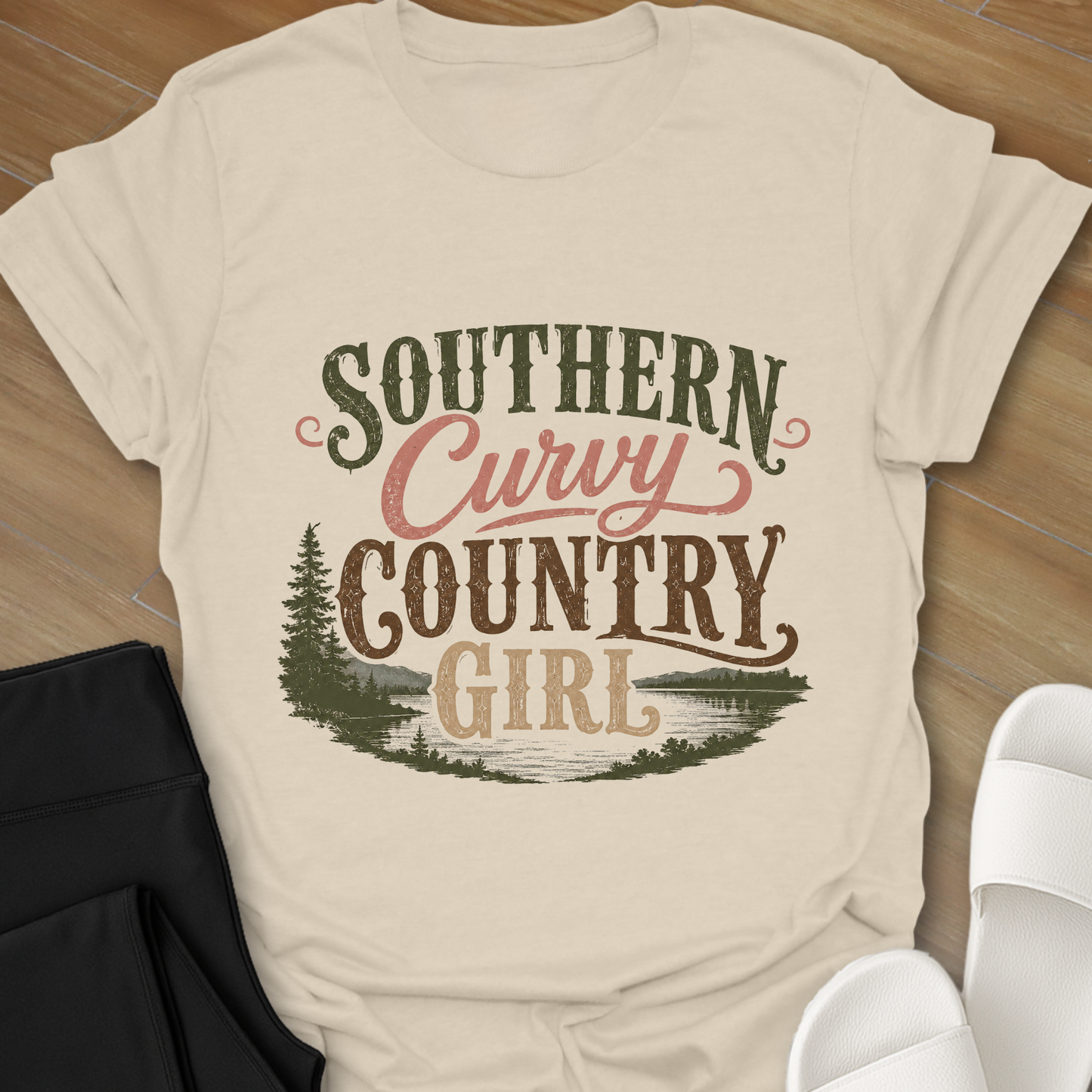 Southern Curvy Country Girl T-Shirt