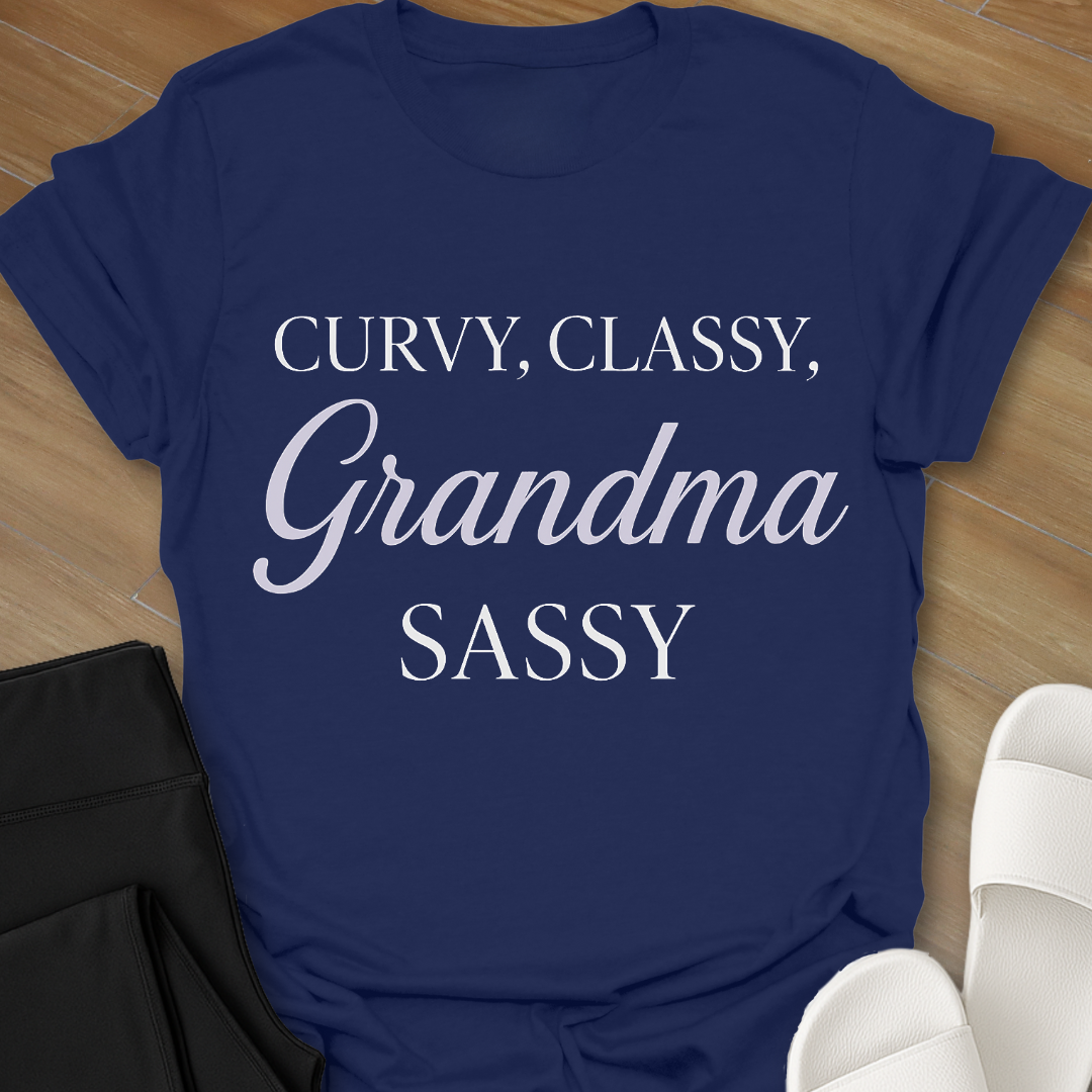 Curvy, Classy, Grandma Sassy T-Shirt