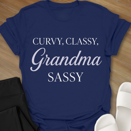 Curvy, Classy, Grandma Sassy T-Shirt