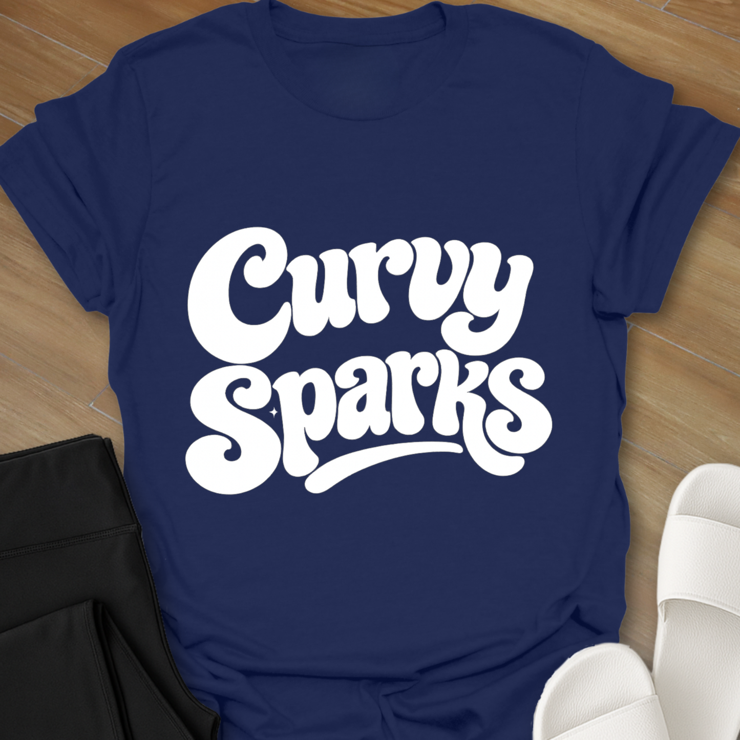 Curvy Sparks T-Shirt