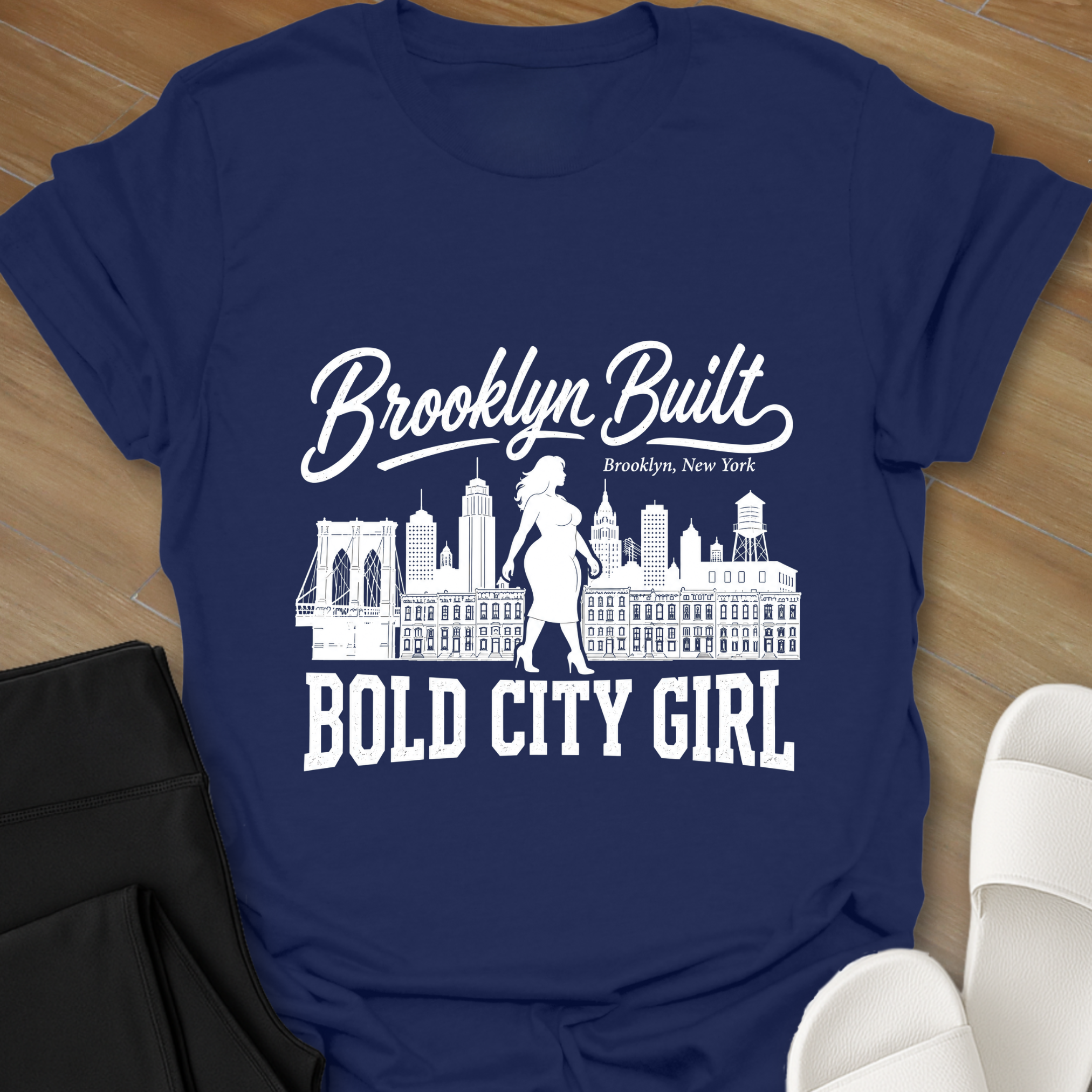 Brooklyn Built Bold City Girl  T-Shirt