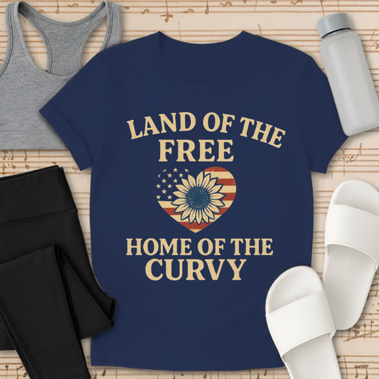 Home Of The Curvy T-Shirt