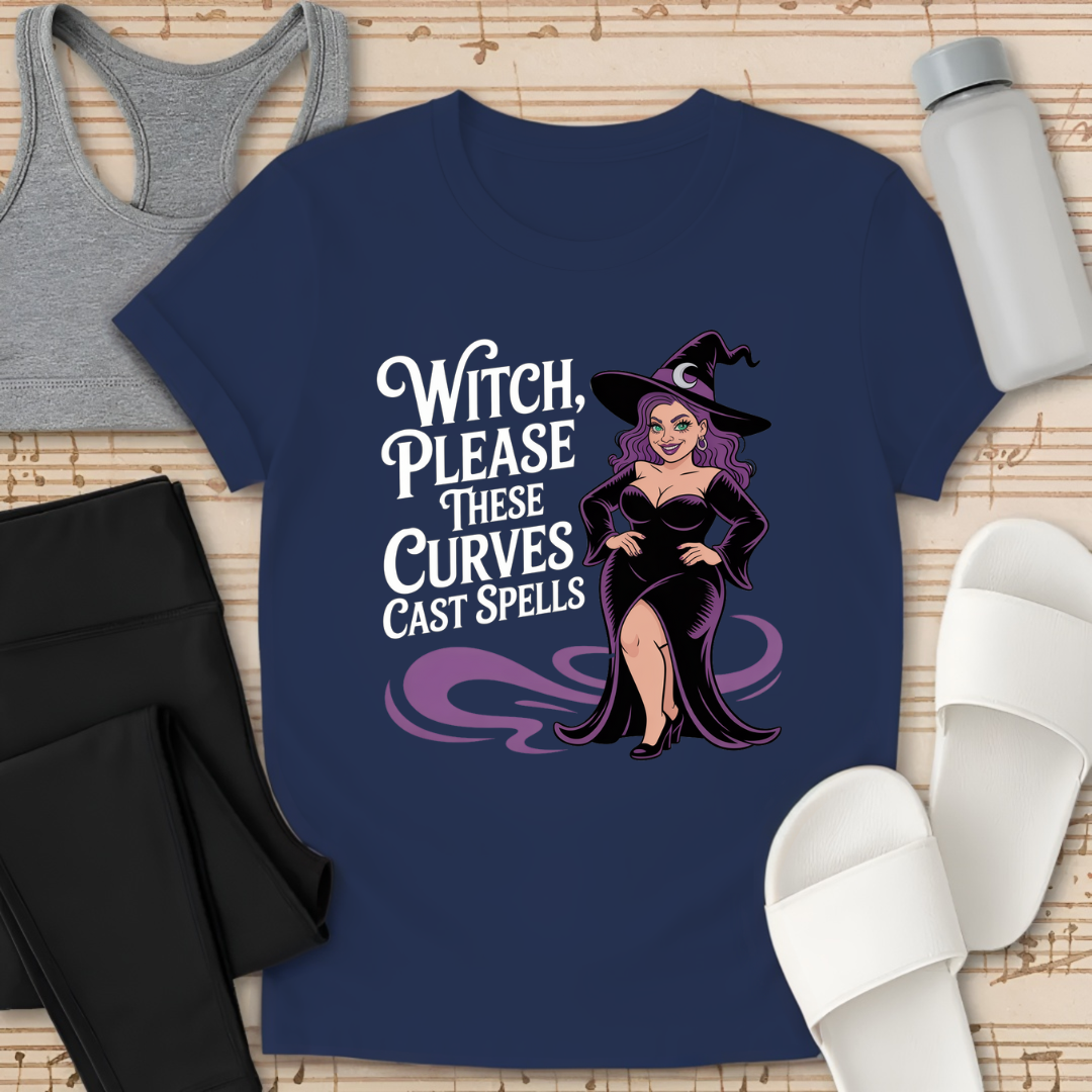 Curves Cast Spells T-Shirt