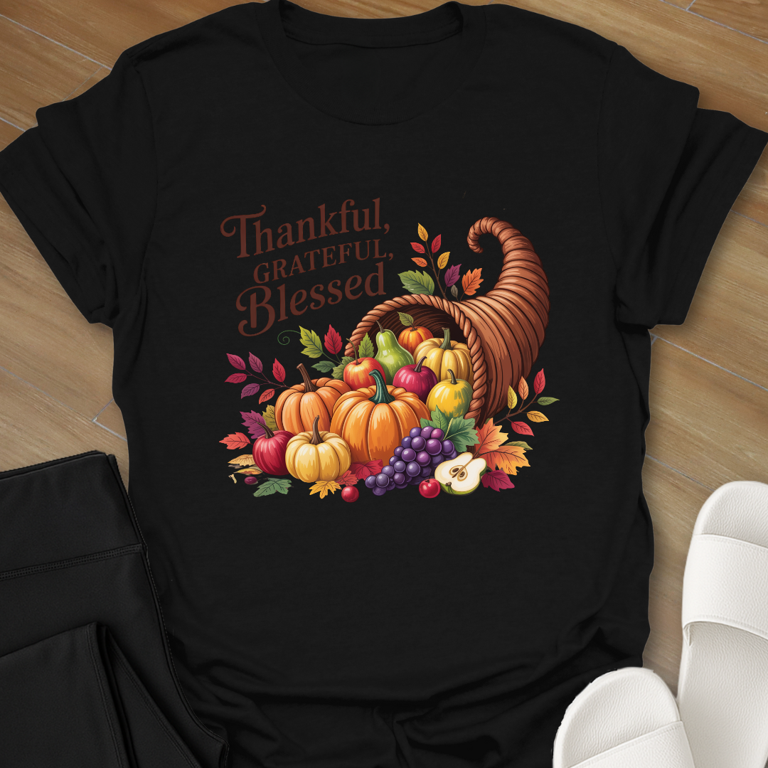 Thankful, Grateful, Blessed T-Shirt
