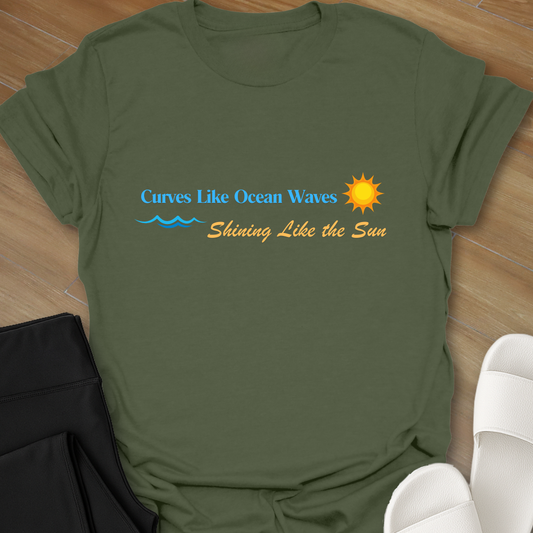 Curves Like Ocean Waves T-Shirt