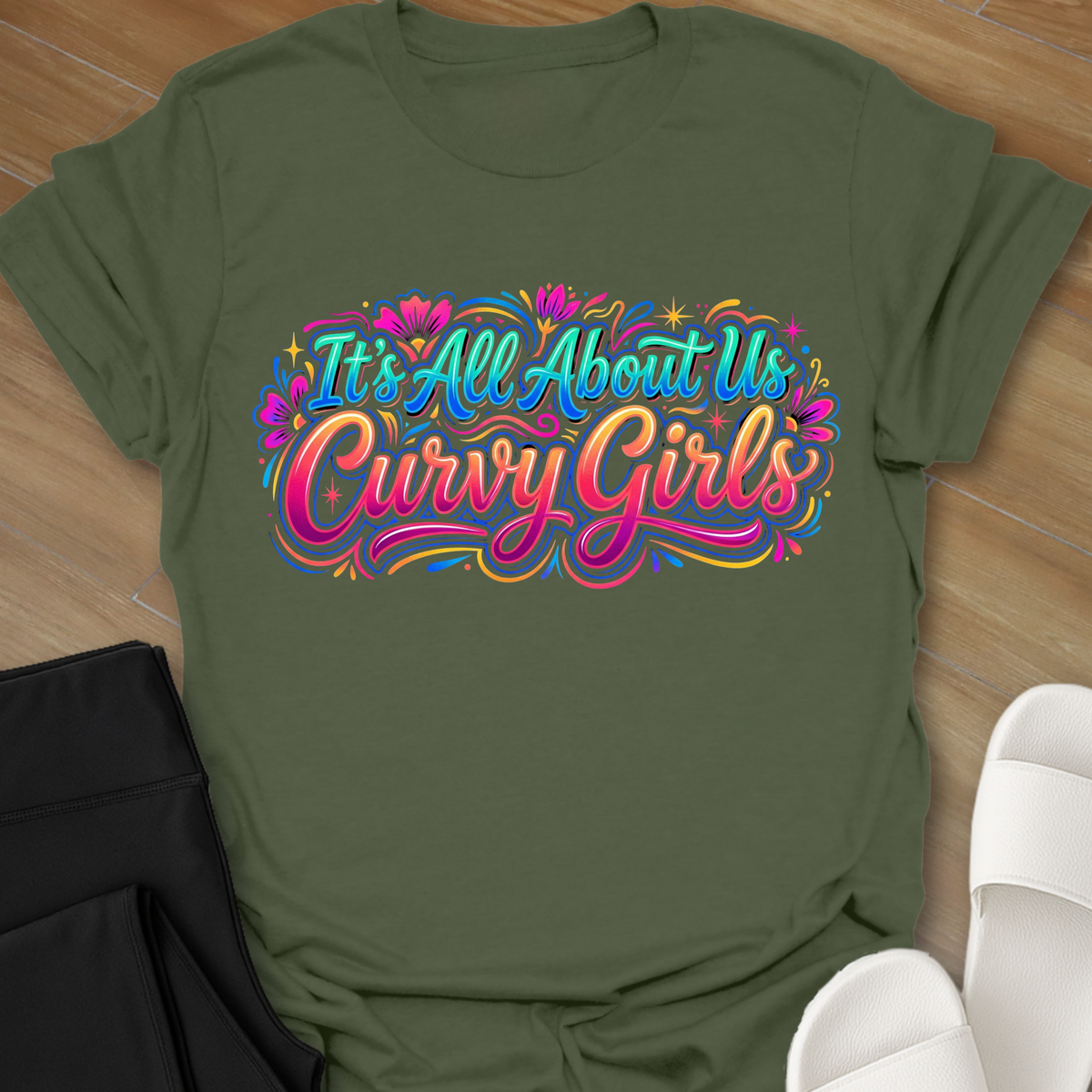 All About Us Curvy Girls T-Shirt
