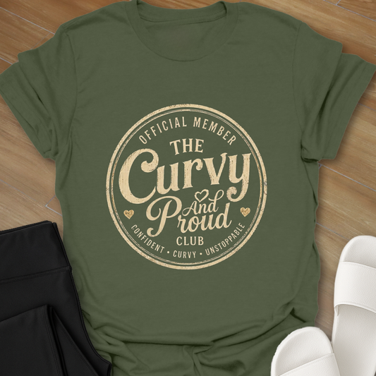 The Curvy and Proud Club T-Shirt
