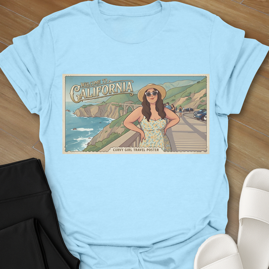 Postcards from a Curvy Cali Girl T-Shirt