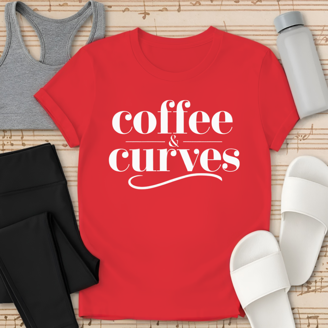 Coffee and Curves T-Shirt
