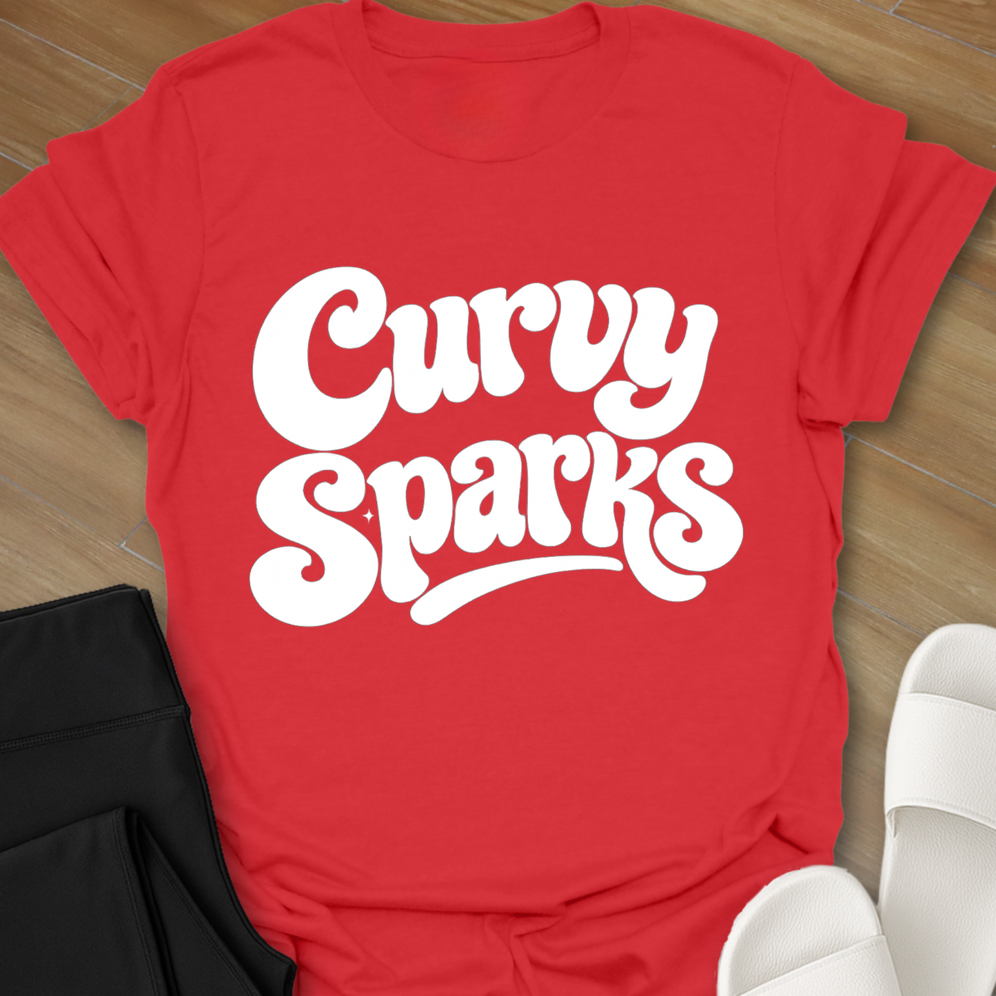 Curvy Sparks T-Shirt