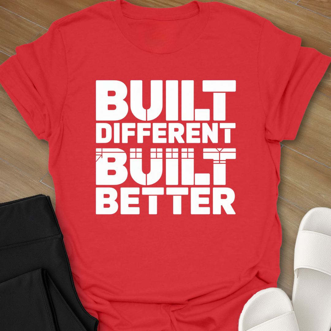 BUilt Different BUilt Better T-Shirt