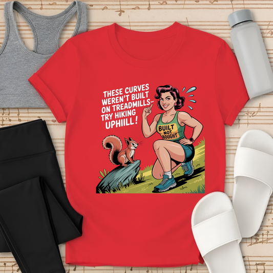 Curvy Girl Uphill Hiker T-Shirt