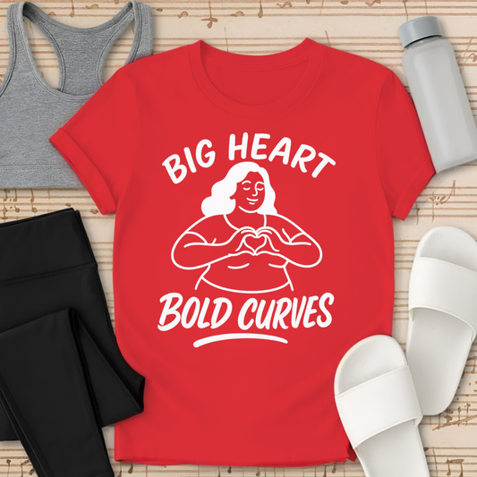 Big Heart, Bold Curves T-Shirt