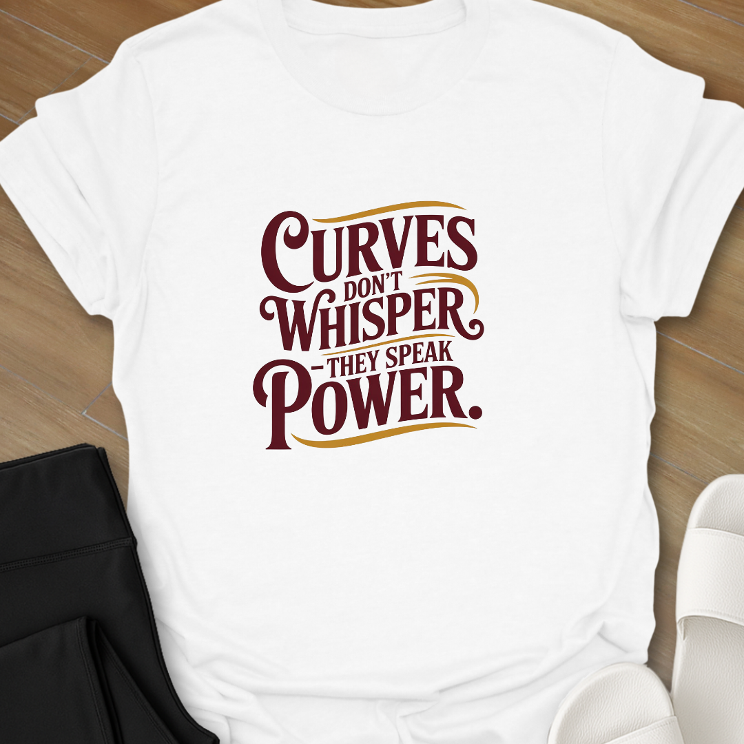 Curves don't Whisper T-Shirt