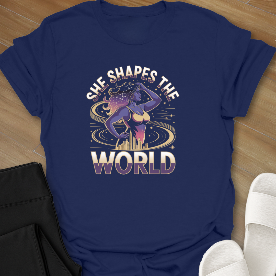 She shapes the world T-Shirt