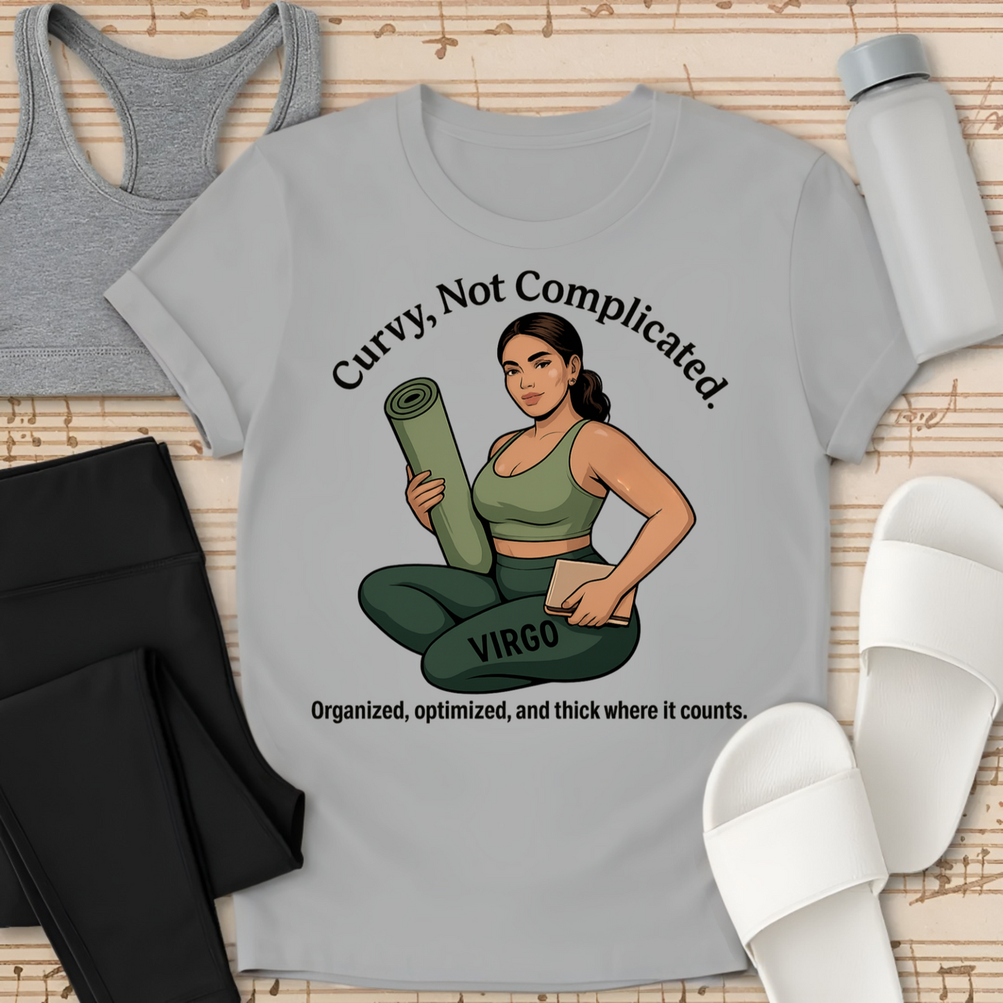 VIRGO Curvy Not Complicated T-Shirt