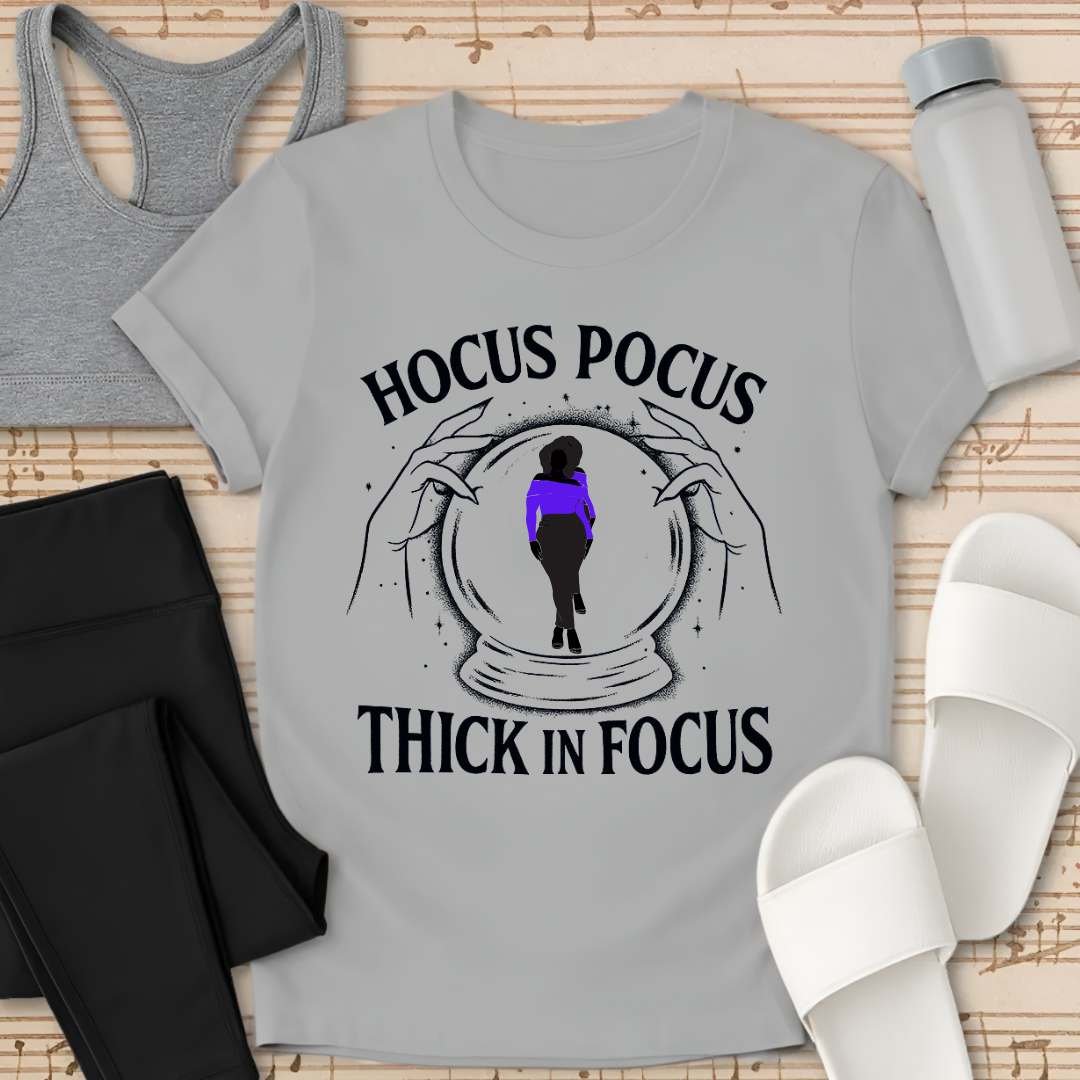 Curvy Thick And Focus T-Shirt