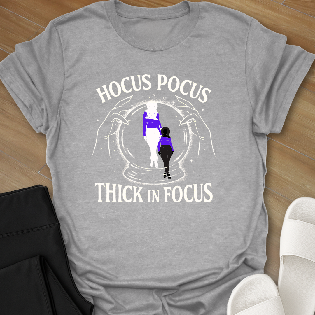 Curvy Thick And Focus T-Shirt