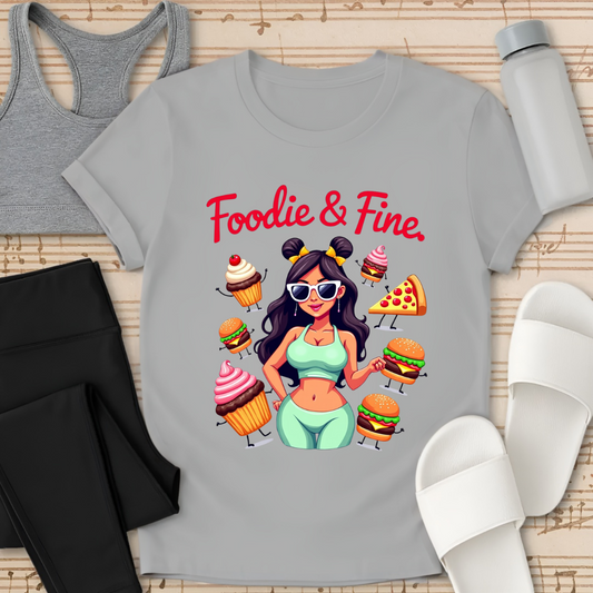 Curvy Foodie & Fine T-Shirt