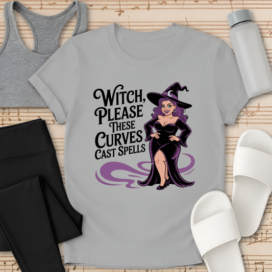 Curves Cast Spells T-Shirt