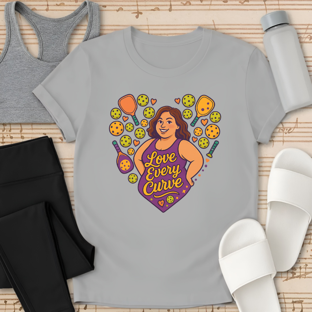 Pickleball: Love Every Curve T-Shirt
