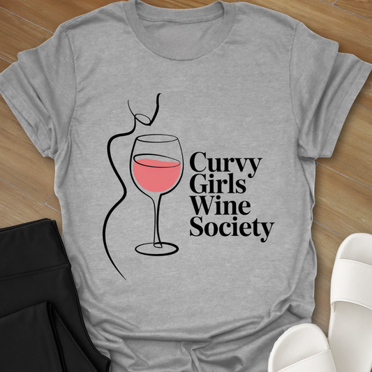 Curvy Girl Wine Society T-Shirt