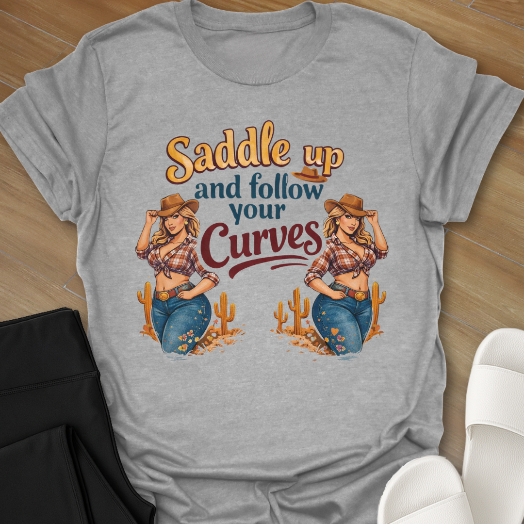 Curvy Girl Follow Your Curves T-Shirt