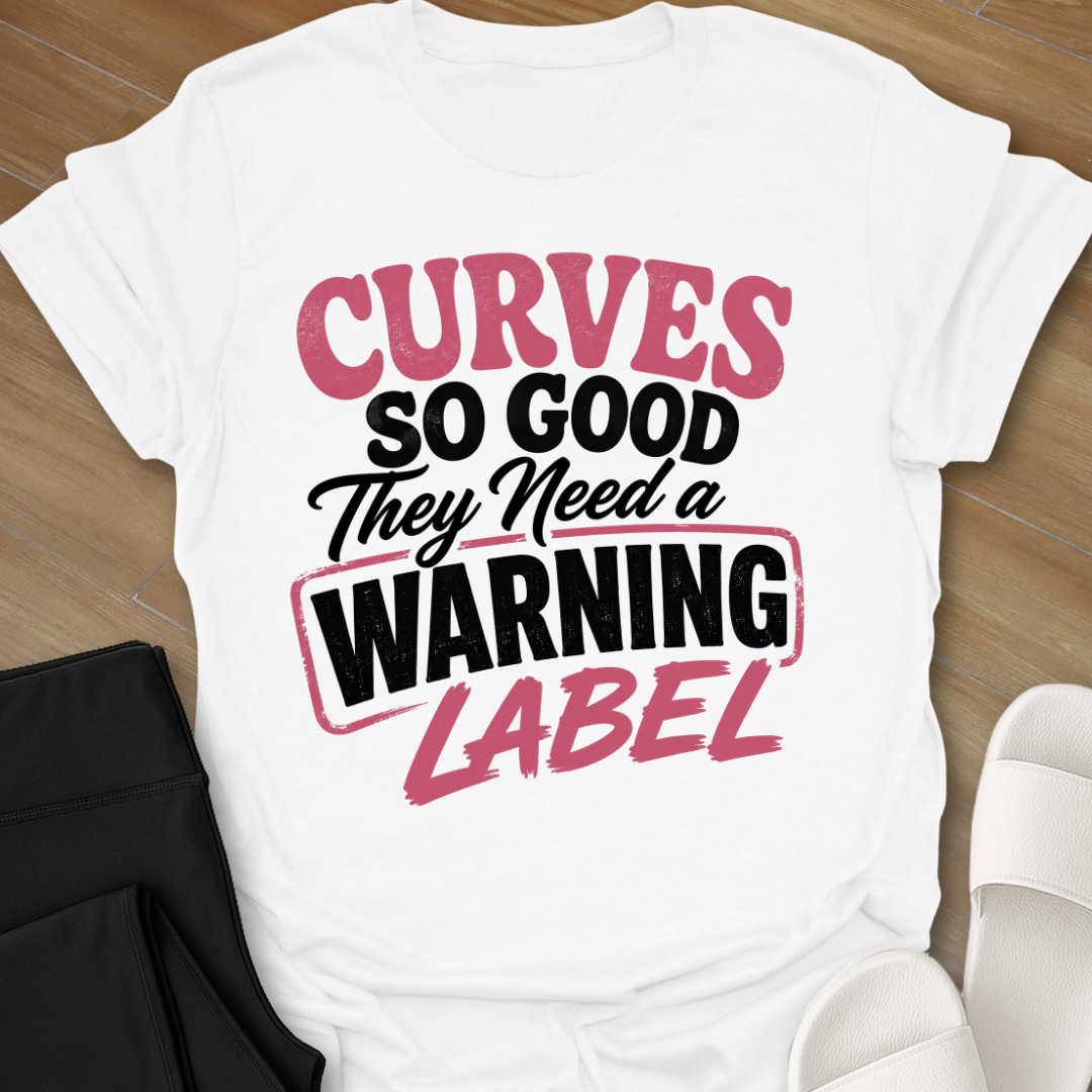 Curves So Good They Need a Warning Label T-Shirt