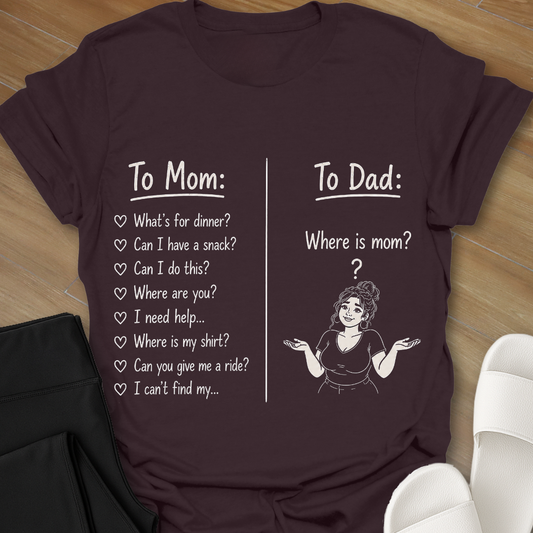 Where's Mom? T-Shirt