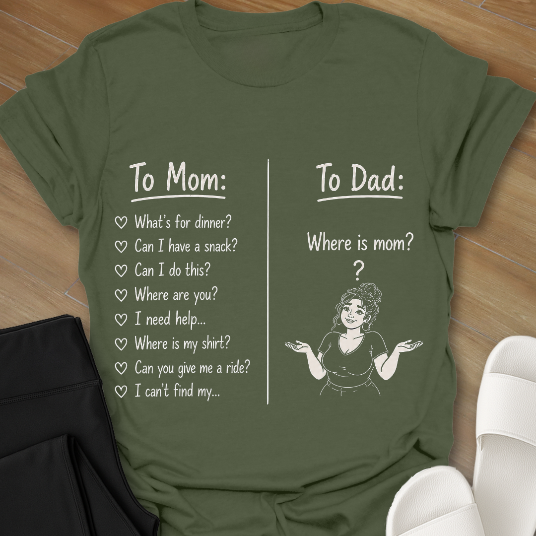 Where's Mom? T-Shirt