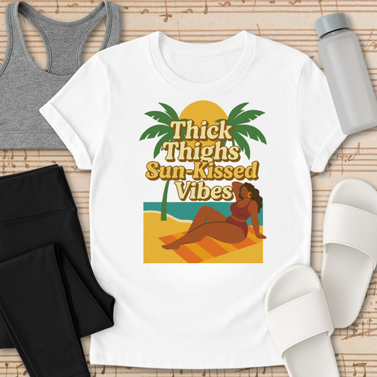 Thick Thighs, Sun-Kissed Vibes T-Shirt