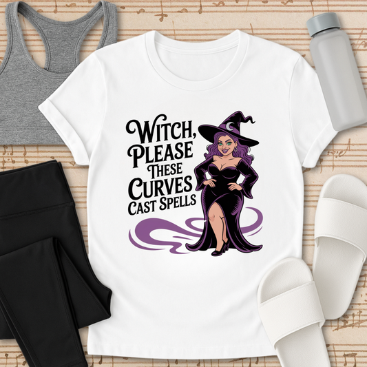 Curves Cast Spells T-Shirt