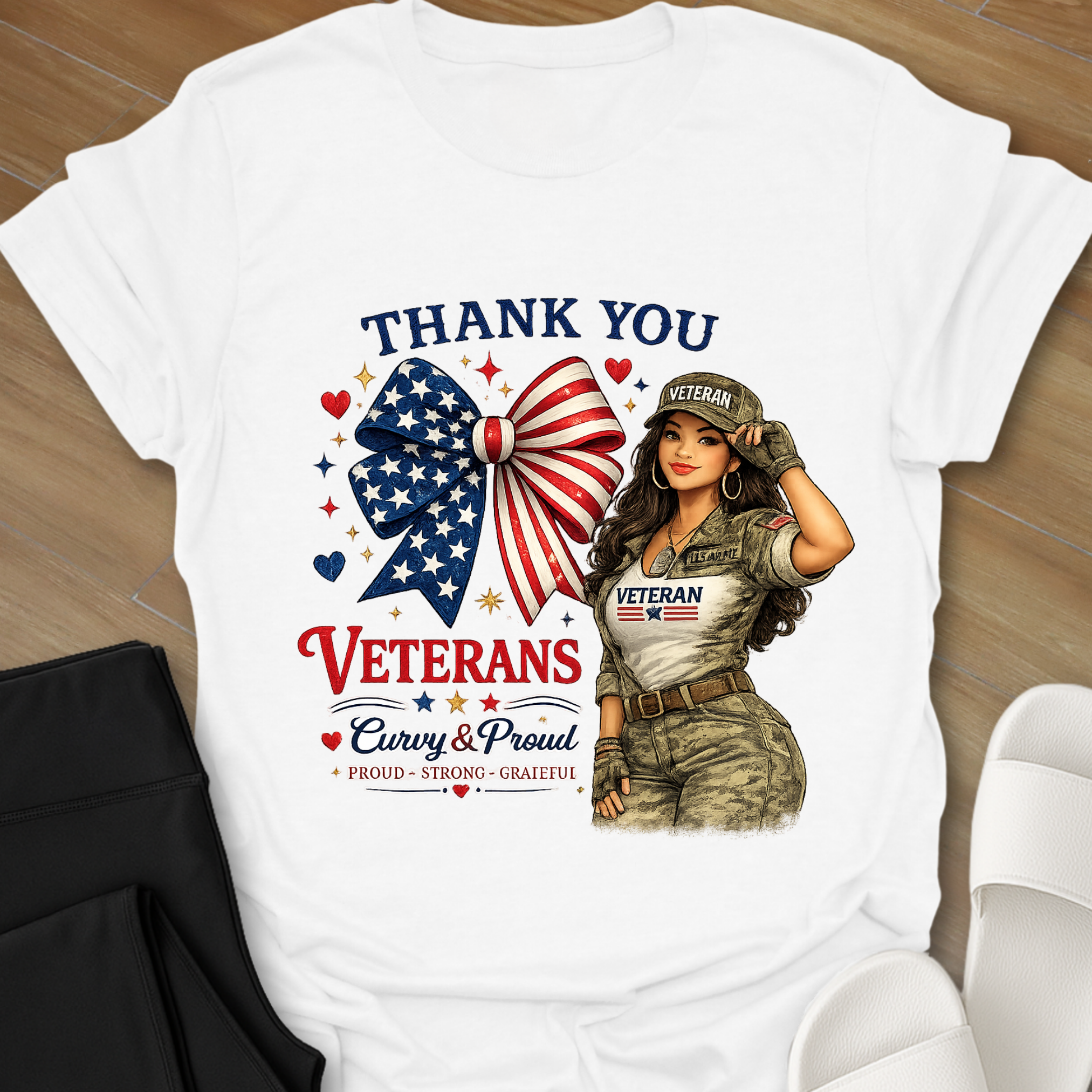 Curvy Girl Vet T-Shirt