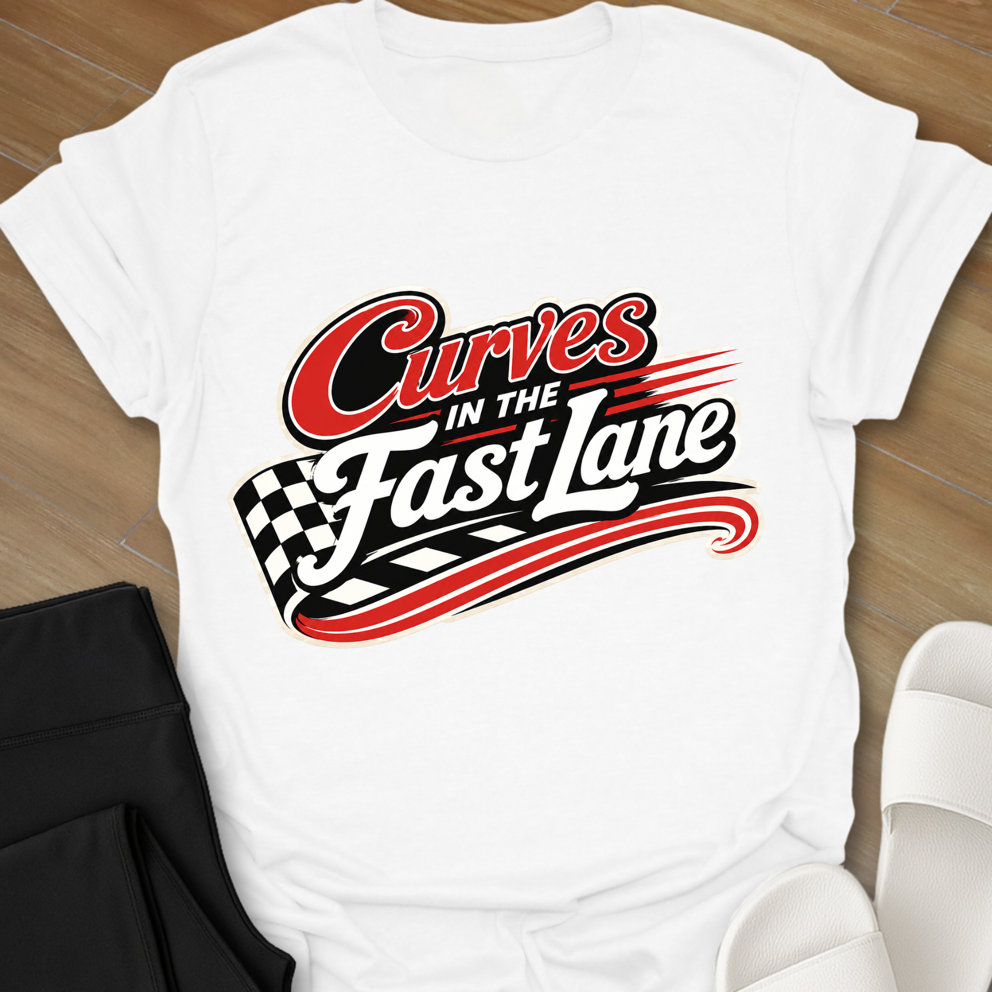 Curves in the FAST LANE T-Shirt